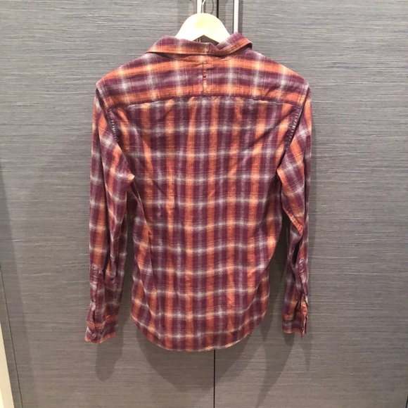 BANANA REPUBLIC LUXE FLANNEL SZ SMALL - Picture 4 of 4